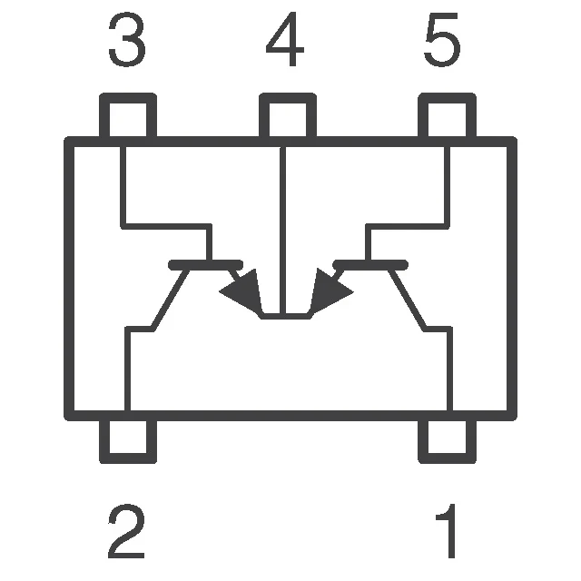 XN0150900L Panasonic Electronic Components  Transistors bipolaires (BJT) - Réseaux